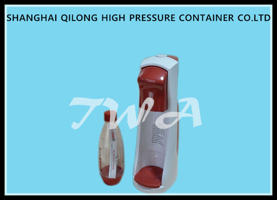 China Veilige sodawatermaker voor huisgebruik met 0.6L-Cilinder en HUISDIERENfles leverancier