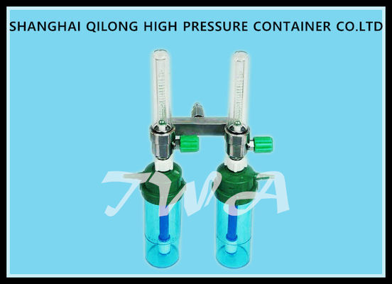 China Plastic de Regelgevers Dubbele Debietmeter van de Lichaams0.35mpa Muur Opgezette Zuurstof leverancier